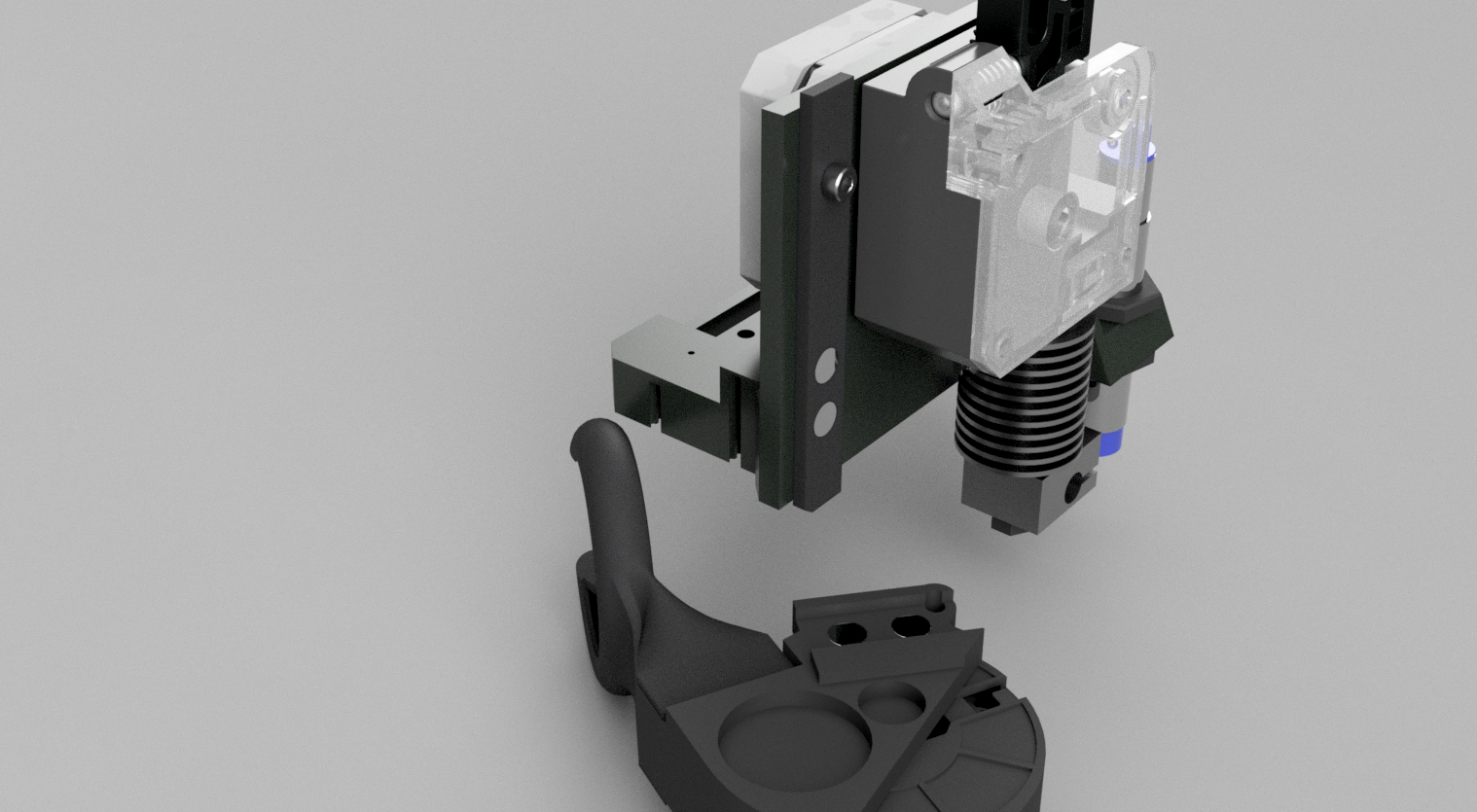 THK直线导轨用E3D泰坦挤压机组件-冷却风扇-自动调平的集成式接近传感